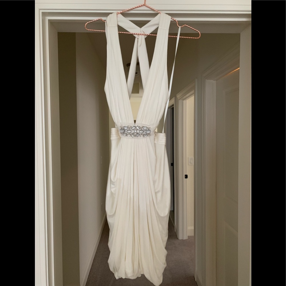 White BCBG Max Azria minidress